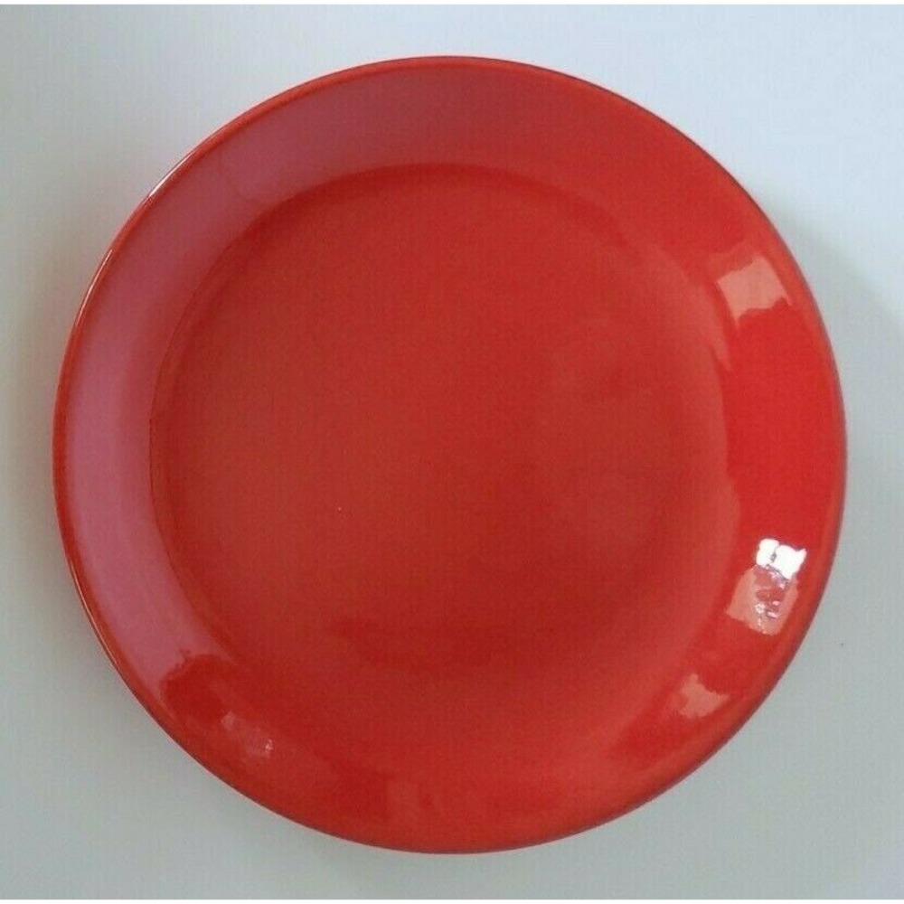 Vintage Waechtersbach Red 8 inch Salad Small Plate W. Germany (U28)